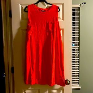 Old navy 3x orange tee dress
